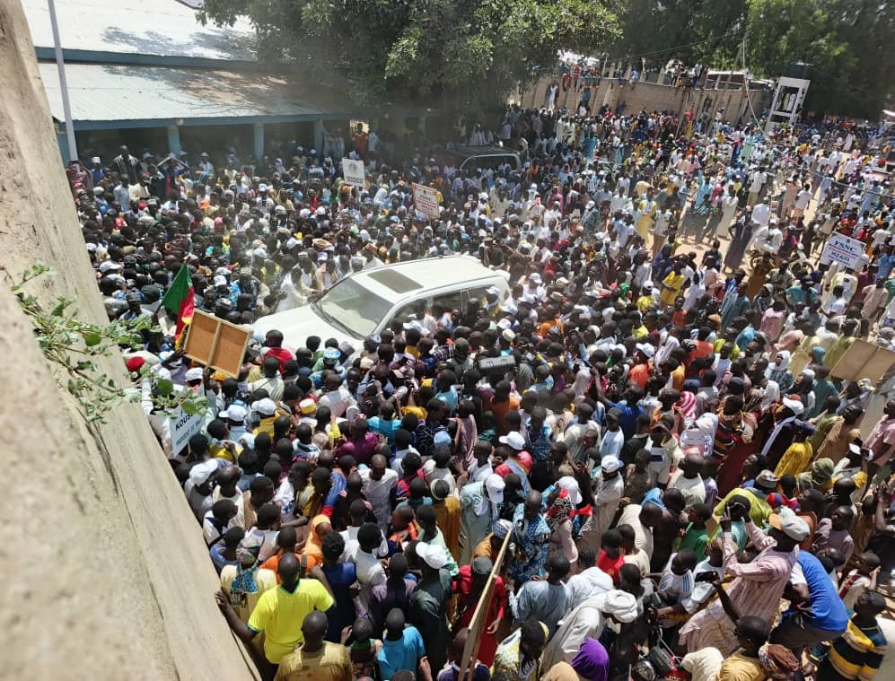 Une foule en branle pour la présidentielle 2025 organisé par le FNSC de issa tchiroma bakarry